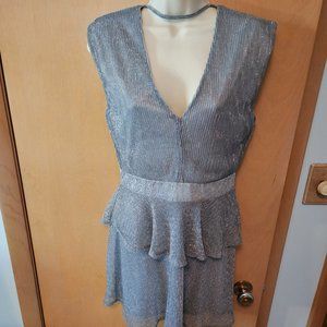 Fourteenth Place Silver Dress - Size Small